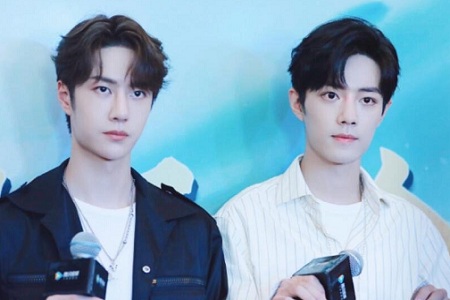 《陈情令》泰国粉丝见面会,肖战王一博合体亮相