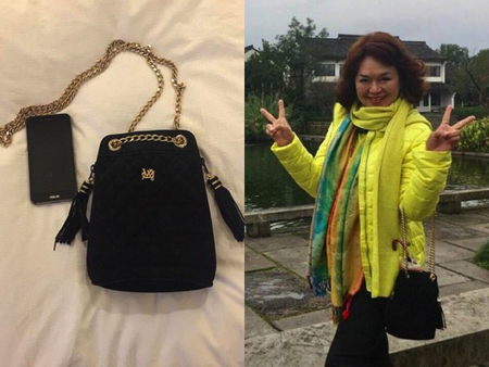 台湾女星大陆被偷包 警察2小时找回遗失物