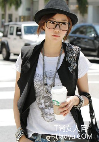 早秋美搭 欧美范儿