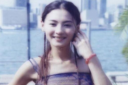 张柏芝学生时候照片曝光,网友:这才是真的美人胚子