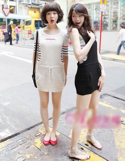 夏日逛街姐妹装赚足回头率