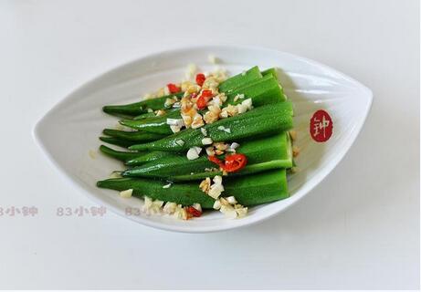 春节菜谱简单好做的菜白灼秋葵的做法大全