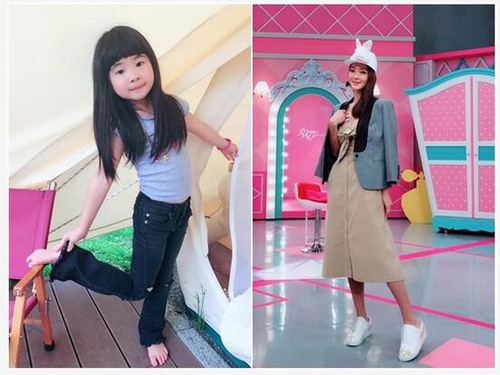 曹格女儿grace最新照片变漂亮