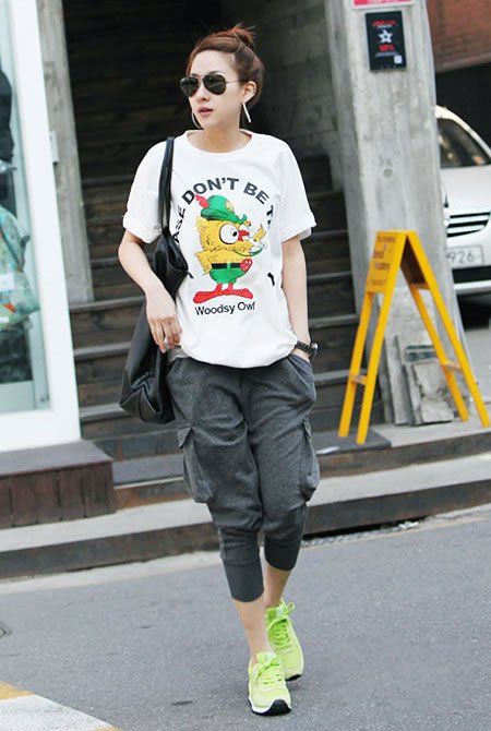 韩国街头 妹妹时尚风格穿搭法