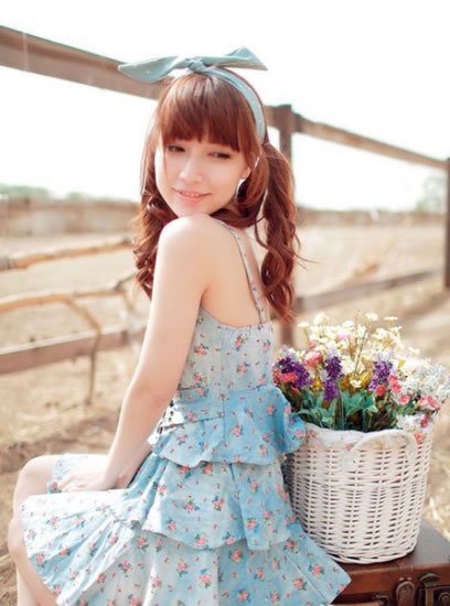 柔柔女孩色彩,夏天正在来的路上