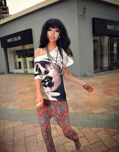 辛辣给力潮搭妞 挑战性感时尚欧美街头