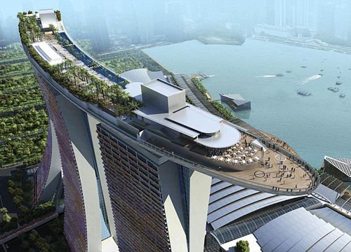 世界上最棒的楼顶上露天游泳池