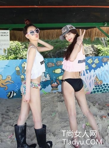 清爽女人味的水纹图案连衣裙