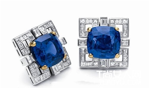 提升女王气质 显示超大宝石耳钉 