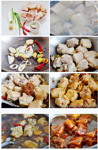 酱烧猪蹄的家常做法酱