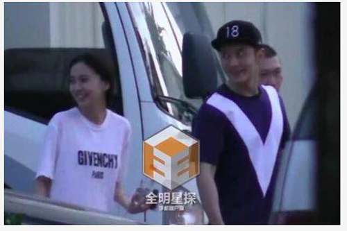 杨颖和黄晓明的孩子图片