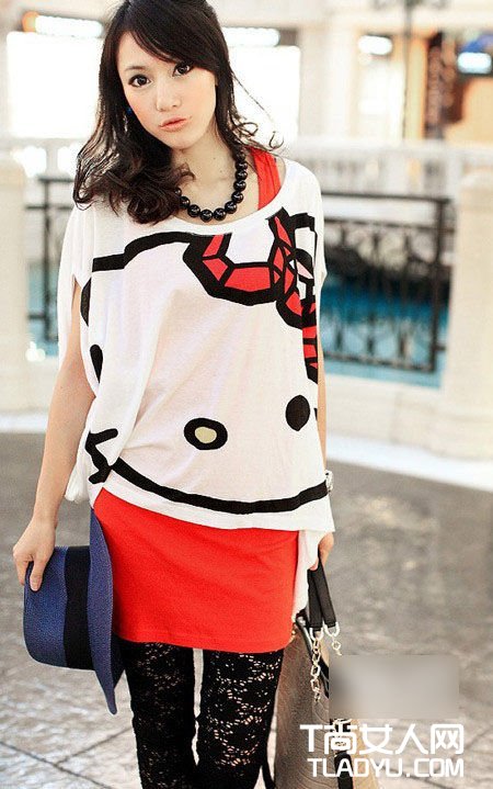 波普T恤 长裙 时尚潮流的风头浪尖