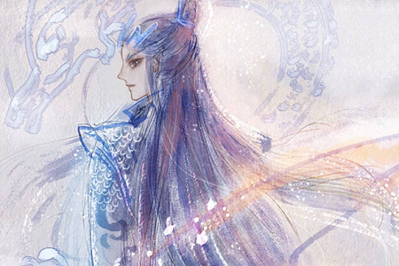 杨幂刘恺威正式分家后，大幂幂手绘敖丙画像请粉丝帮调色