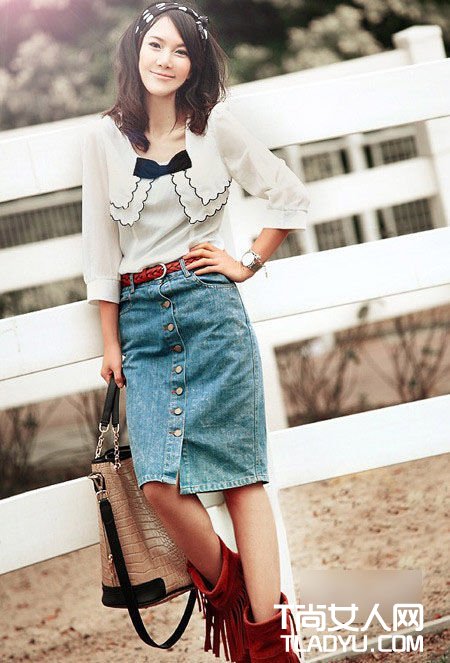 波普T恤 长裙 时尚潮流的风头浪尖