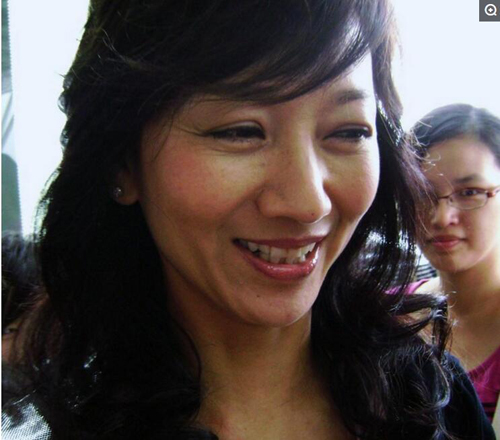 赵雅芝卸妆后素颜照