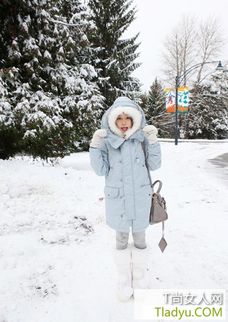 圣诞雪天穿出小骨架！保暖不臃肿