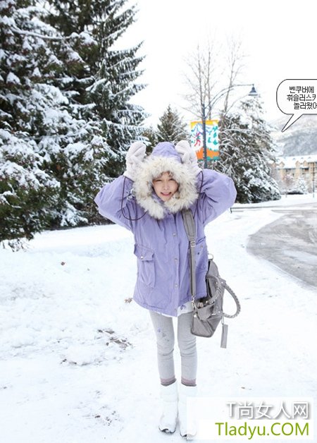 圣诞雪天穿出小骨架！保暖不臃肿