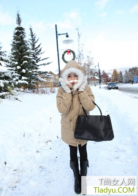 圣诞雪天穿出小骨架！保暖不臃肿