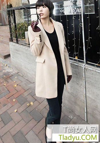 西装大衣 巧搭今冬做个潇洒小姐