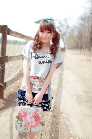 柔柔女孩色彩,夏天正在来的路上