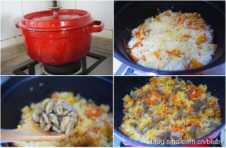 南瓜手抓饭的做法大全