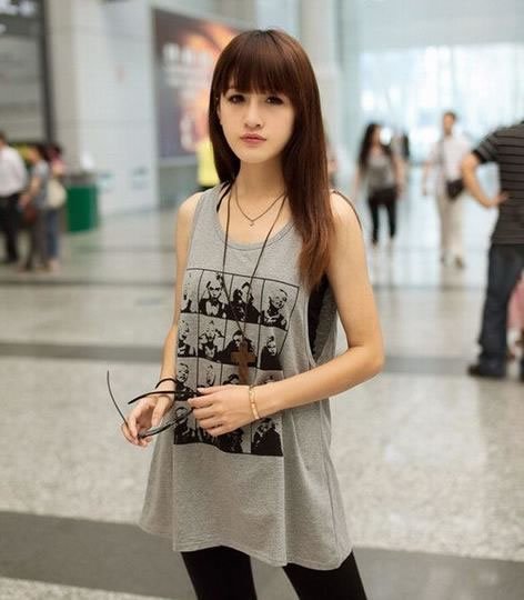 盛夏潮妞清纯T恤美搭风