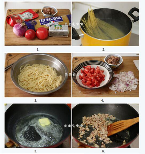 家常番茄肉酱意大利面做法