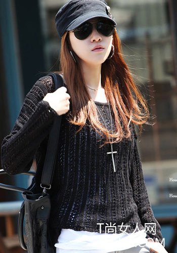 韩国美女演绎早秋美丽超chic穿搭