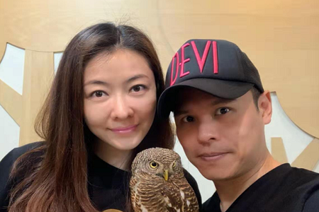 超模熊黛林为老公郭可颂庆生，郭富城曾说她是不合脚的鞋