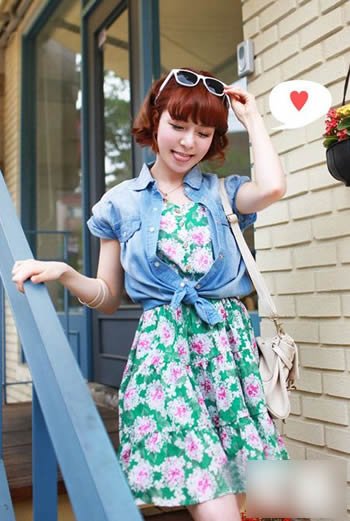 浪漫vs甜美 复古韩式搭浪漫甜美过夏天