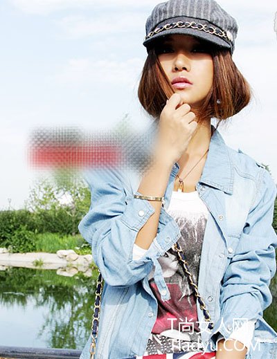 全球风摩潮流 韩式小女人中长发发型