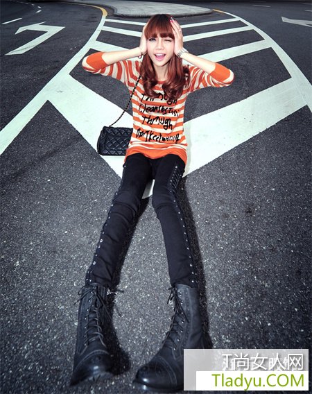 螺纹布拼接贴布装饰长款马夹