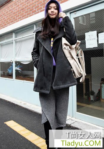 西装大衣 巧搭今冬做个潇洒小姐