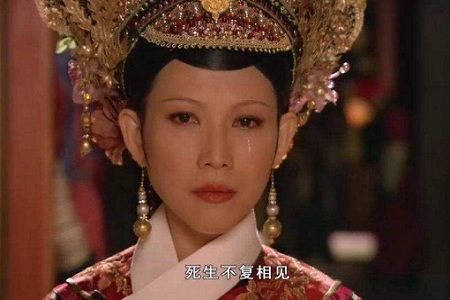 《甄嬛传》废后戏 蔡少芬全程粤语 皇上陈建斌一脸懵