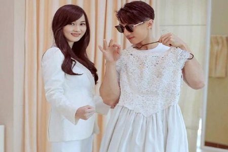 吴尊林丽吟婚纱照，相爱24年结婚16年吴尊夫妇重拍婚纱照