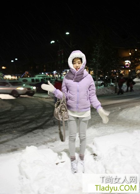 圣诞雪天穿出小骨架！保暖不臃肿